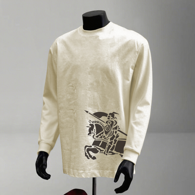 奥特莱斯清仓~大码2~300斤韩版重磅纯棉长袖T恤百搭小众上衣男女