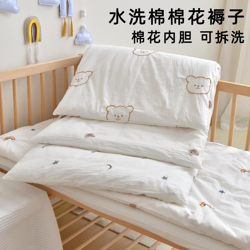 FAVMARTHA新生婴儿床垫春秋薄款棉花垫被宝宝纯棉褥子儿童幼儿园