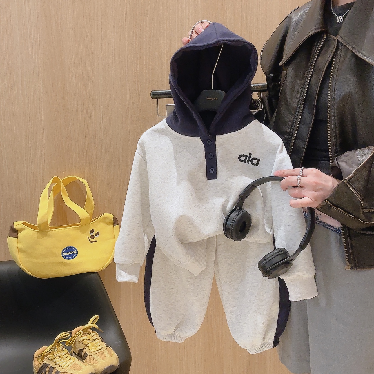 悠悠耀选.童装套装新款儿童运动服春秋中大童两件套男孩裤子帅