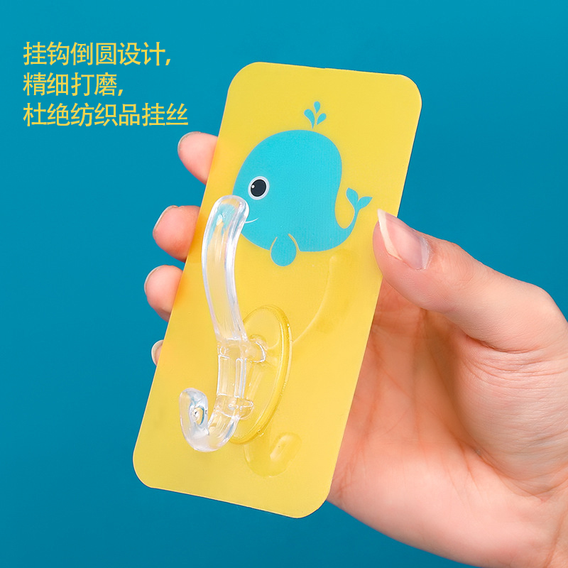 客厅浴室加固壁挂粘钩粘胶加大加长款强力衣帽钩不生锈S双钩