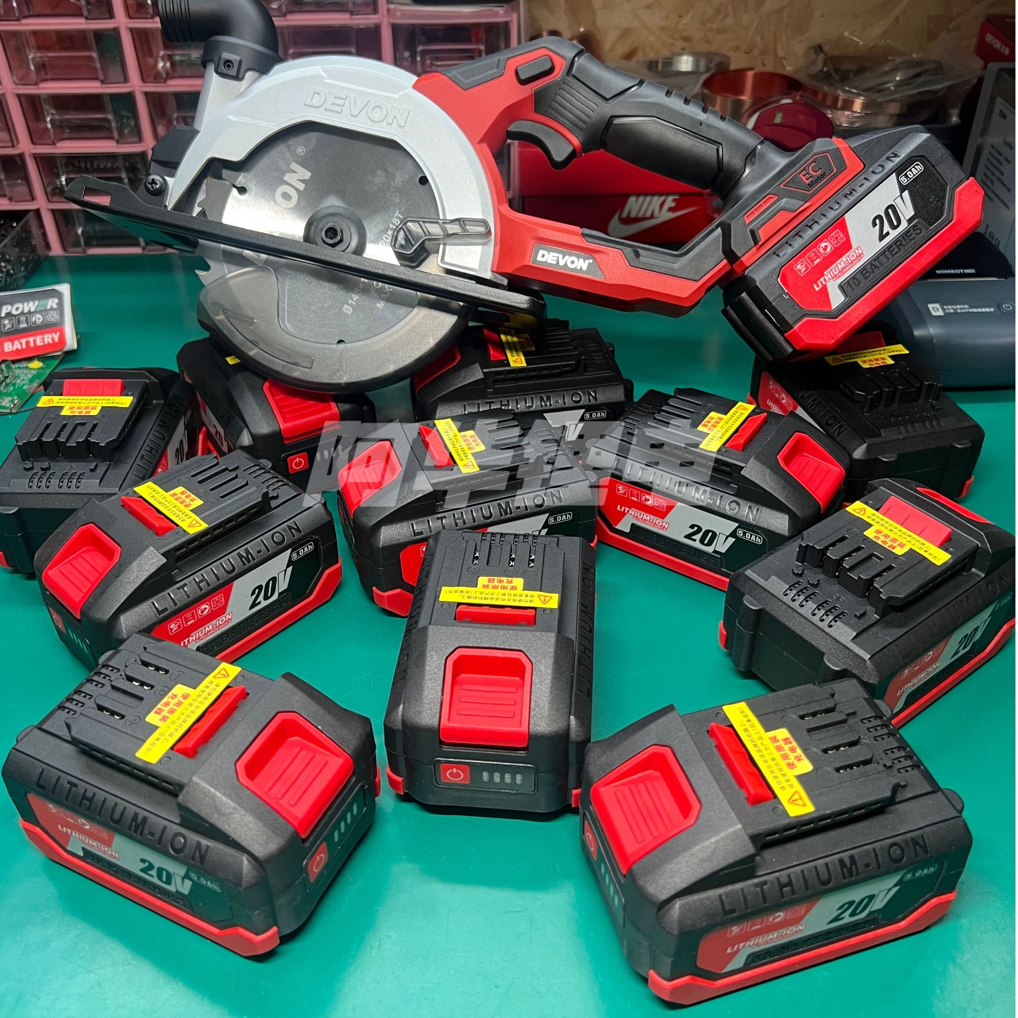 定制 大有友20V 18650代替 5.0Ah/7.5Ah三星索尼 高性能电池