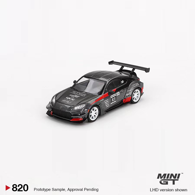 MINIGT 1:64 丰田 Toyota GR86 HKSR3 仿真合金汽车模型收藏 #820