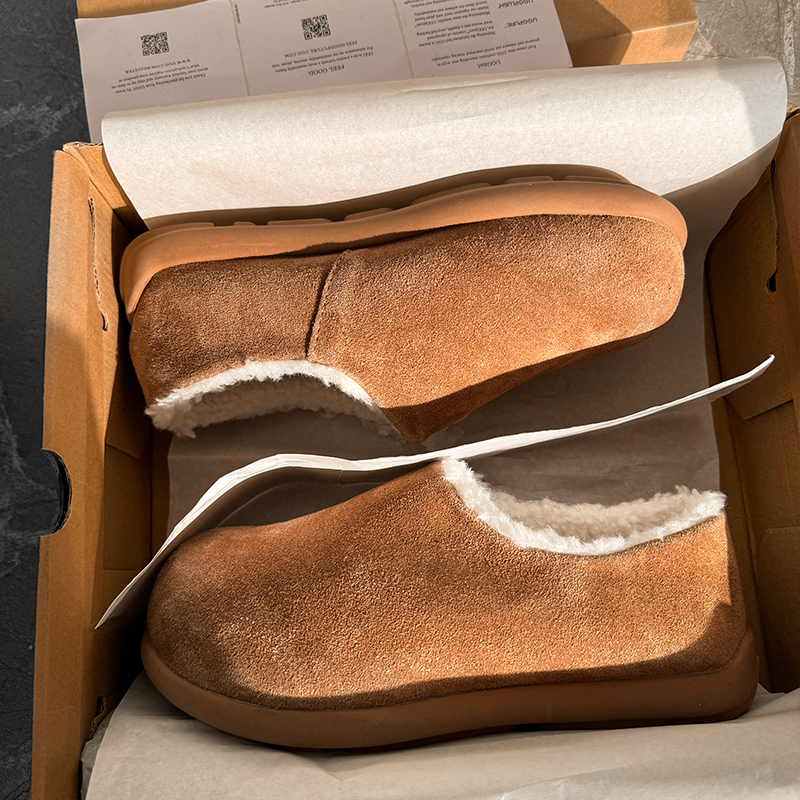 【正品高端货】小土豆雪地靴厚底女款2025冬季加绒保暖勃肯棉鞋女靴