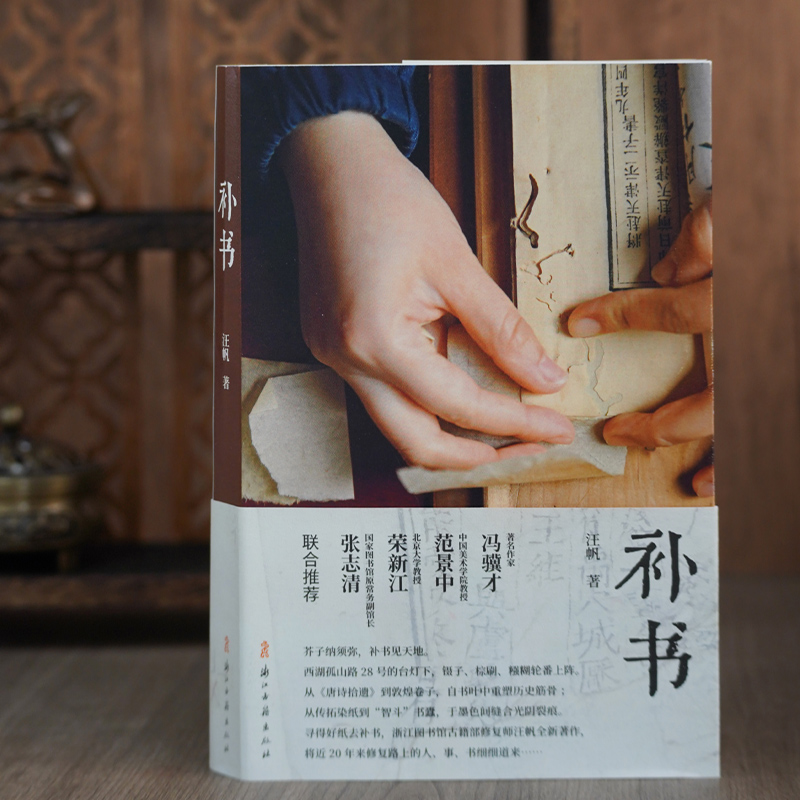 《补书》汪帆著/古籍修复/修复实录如何让破损的古籍重获新生