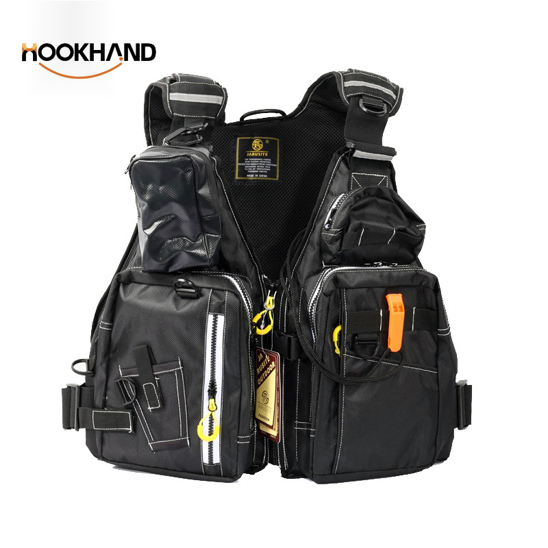 海钓救生衣矶钓鱼路亚背心成人多口袋大浮力泡沫可拆冲浪水上通用