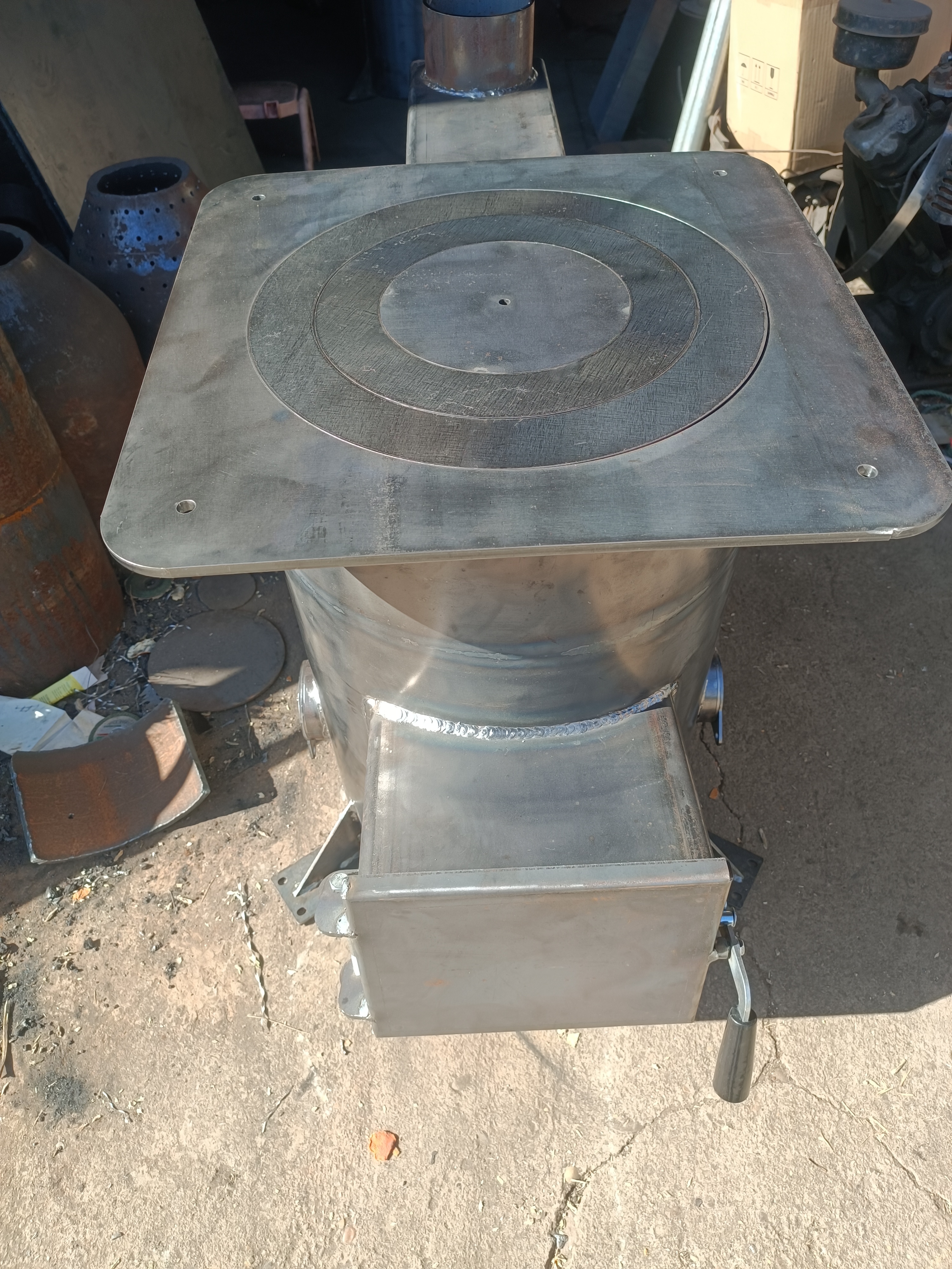 柴煤两用取暖做饭室内无烟无尘无烟气化炉柴火灶取暖面积40/100平