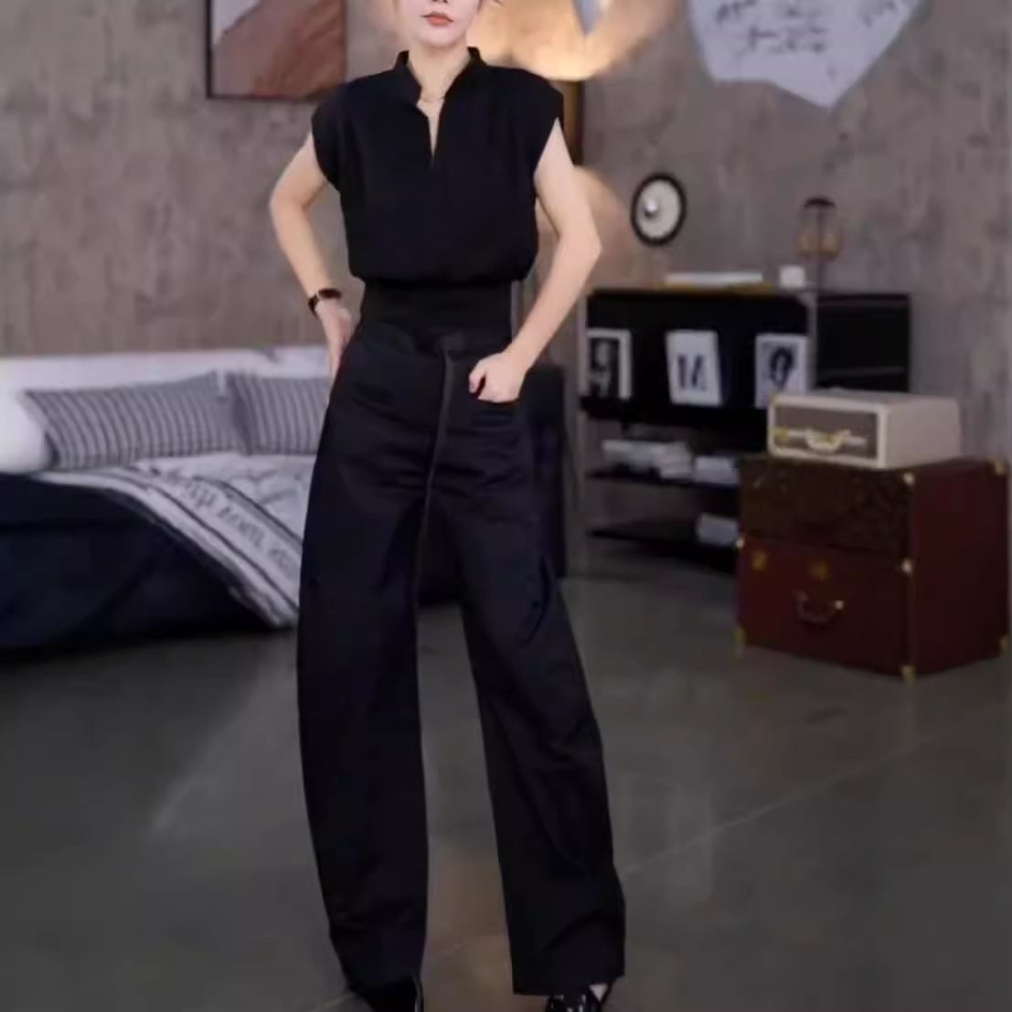 新款时尚洋气百搭精品女装F1308