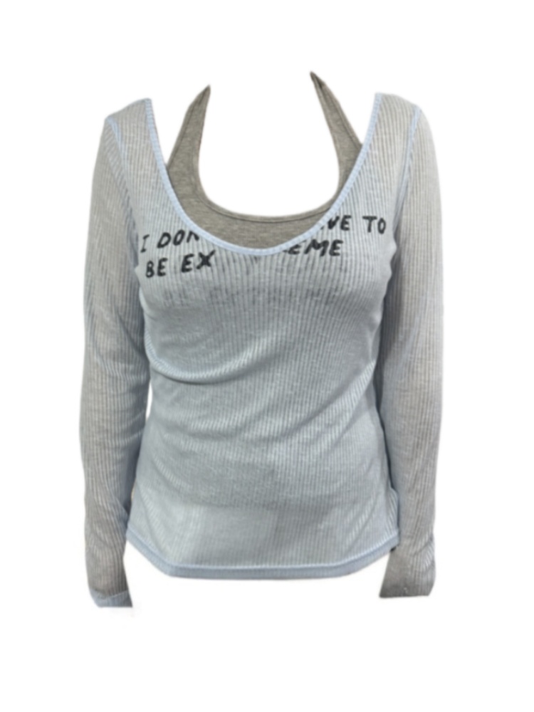 【Amy家】夏日多巴胺ootd穿搭防晒罩衫上衣挂脖吊带背心两件套装女