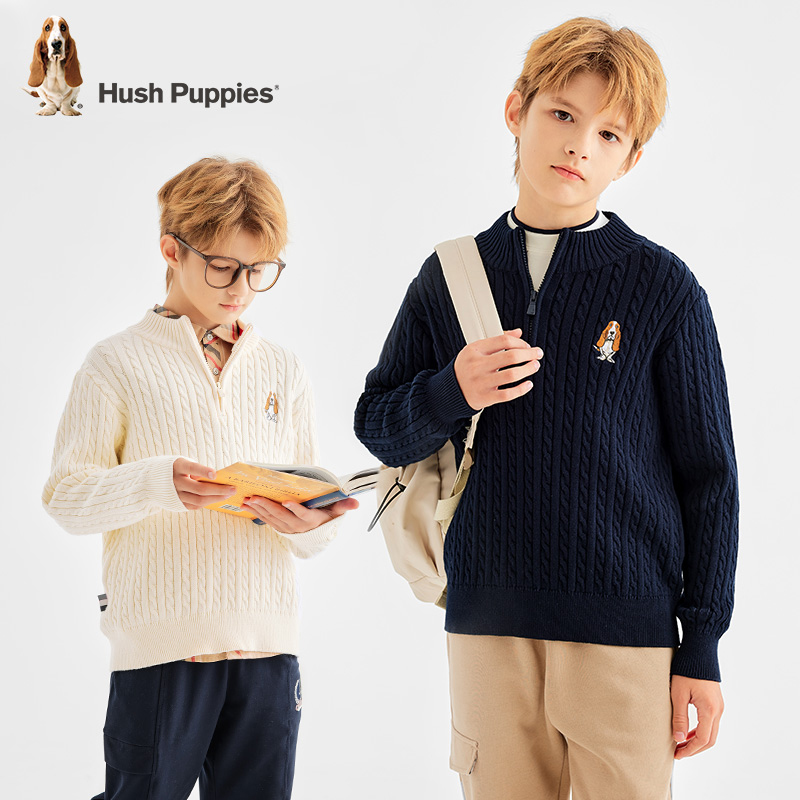 混纺里料线衣 新款舒适柔软针织 暇步士童装