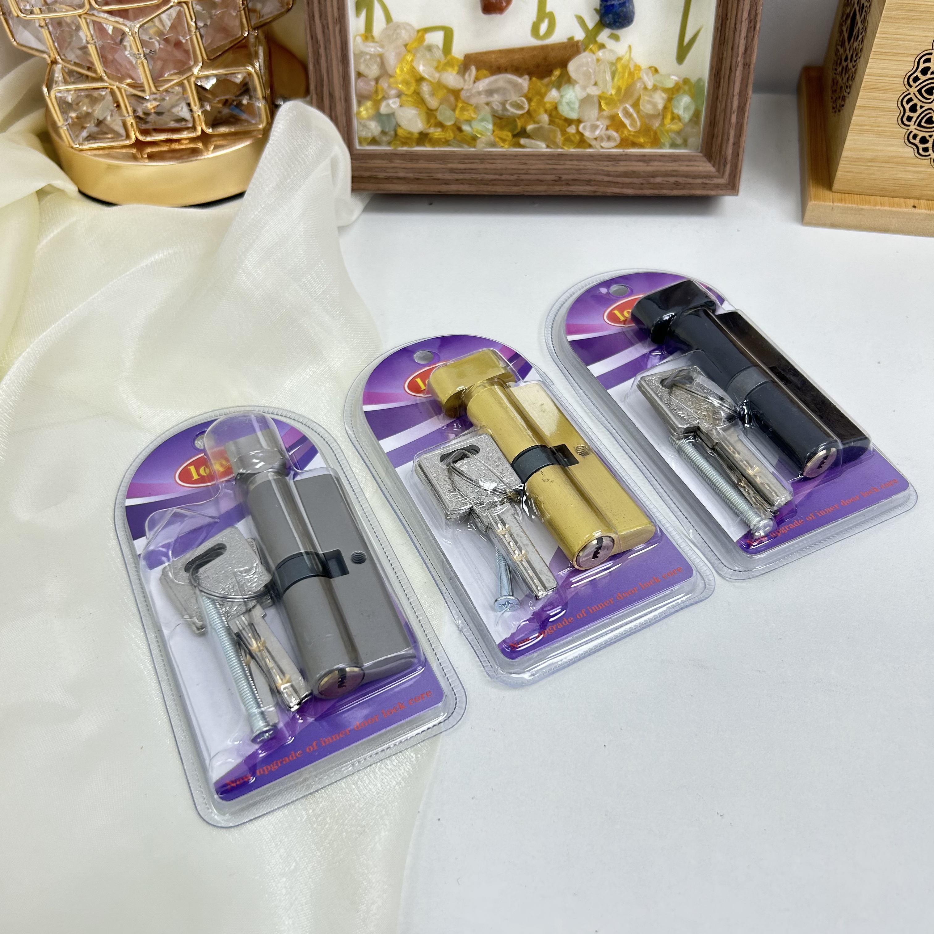 （拍一发十）室内门锁芯单开房间门单开小70锁芯木门锁芯吸塑装