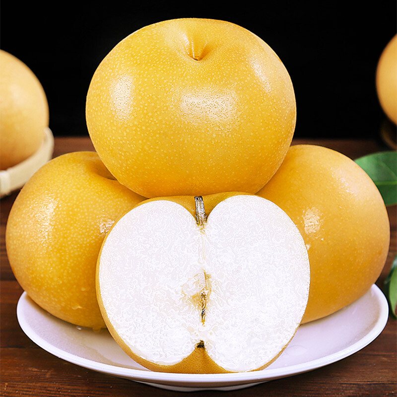 【熹菲专属】山东正宗头茬秋月梨4.8-5.2斤装（削皮吃）