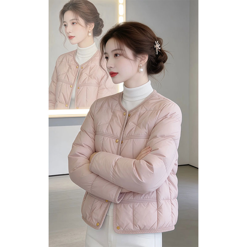 香朵儿【冬日画廊】2026冬季新款小香风气质棉衣女士高级感短款棉服