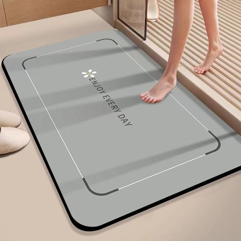 【秒吸水】加厚浴室地垫硅藻地垫卫生间吸水速干防滑浴室脚垫