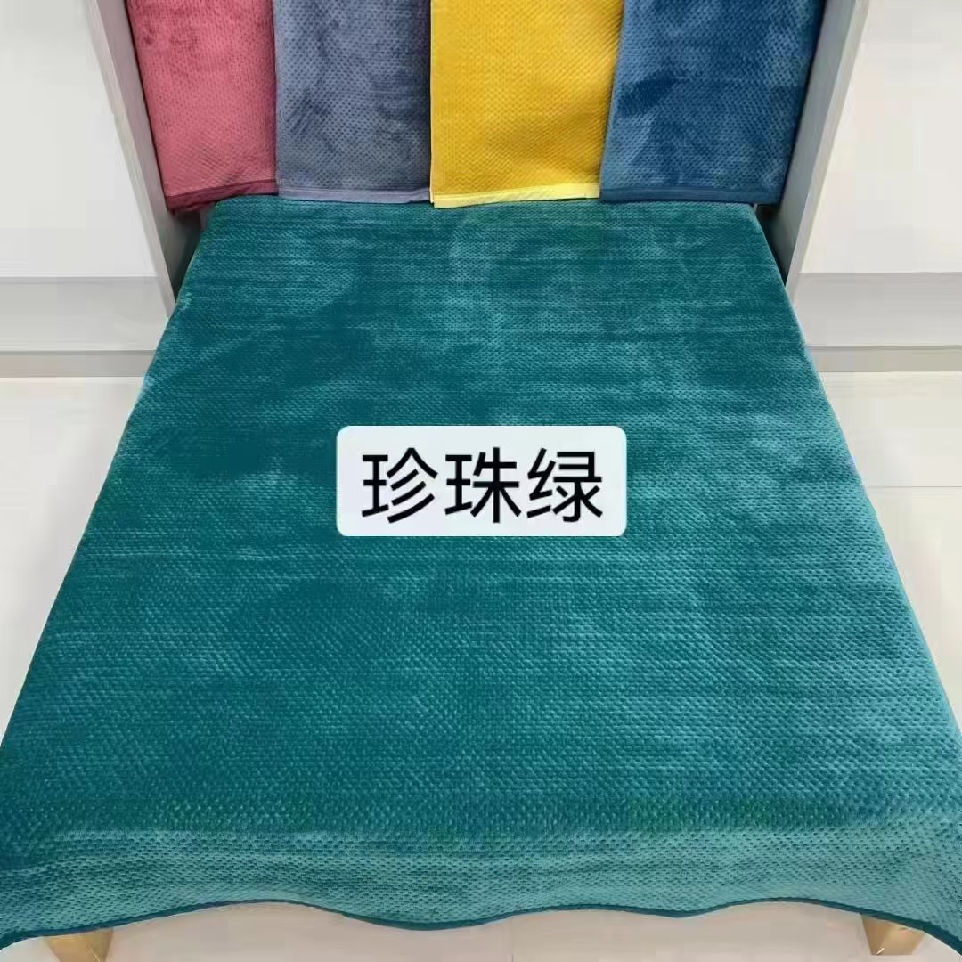 公主风保暖床盖双层牛奶绒床单