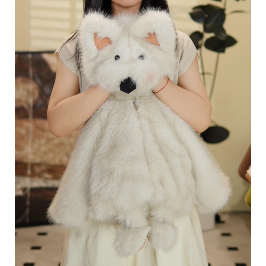 2025冬季新款设计师原创儿童高定款连帽加绒加厚外套毛绒保暖上衣