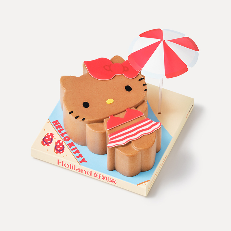 好利来小蛋糕同城配送全国新鲜动物奶油女朋友生日黑皮HelloKitty