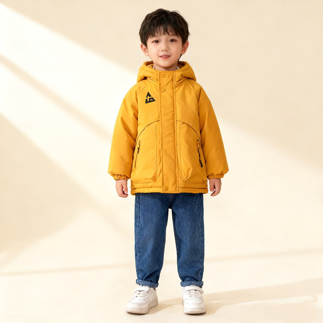 【加厚冲锋衣】2025冬季新款儿童棉服工装派克男童女童加厚宝宝外套