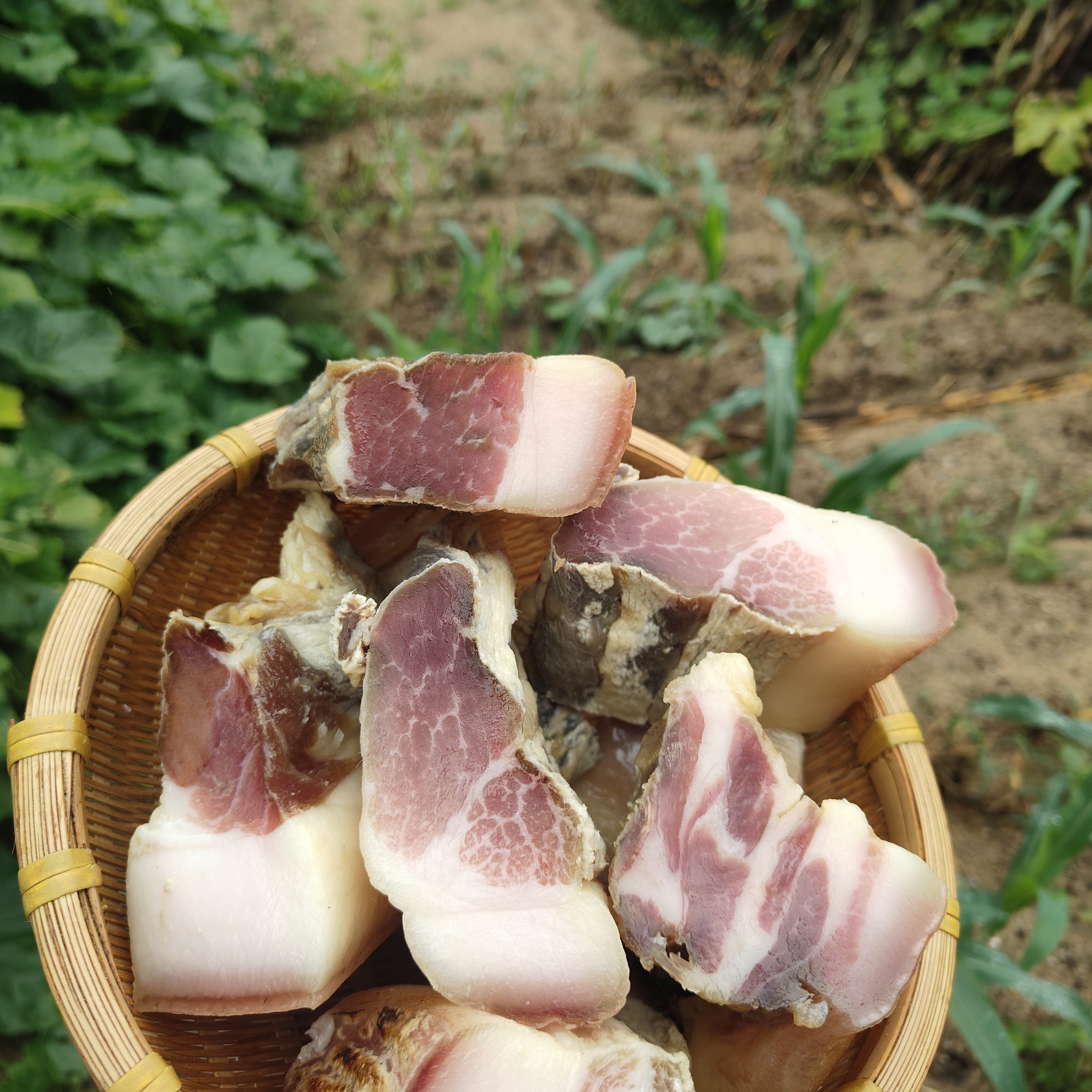 黑猪肉土猪肉切小块无骨前后腿肉