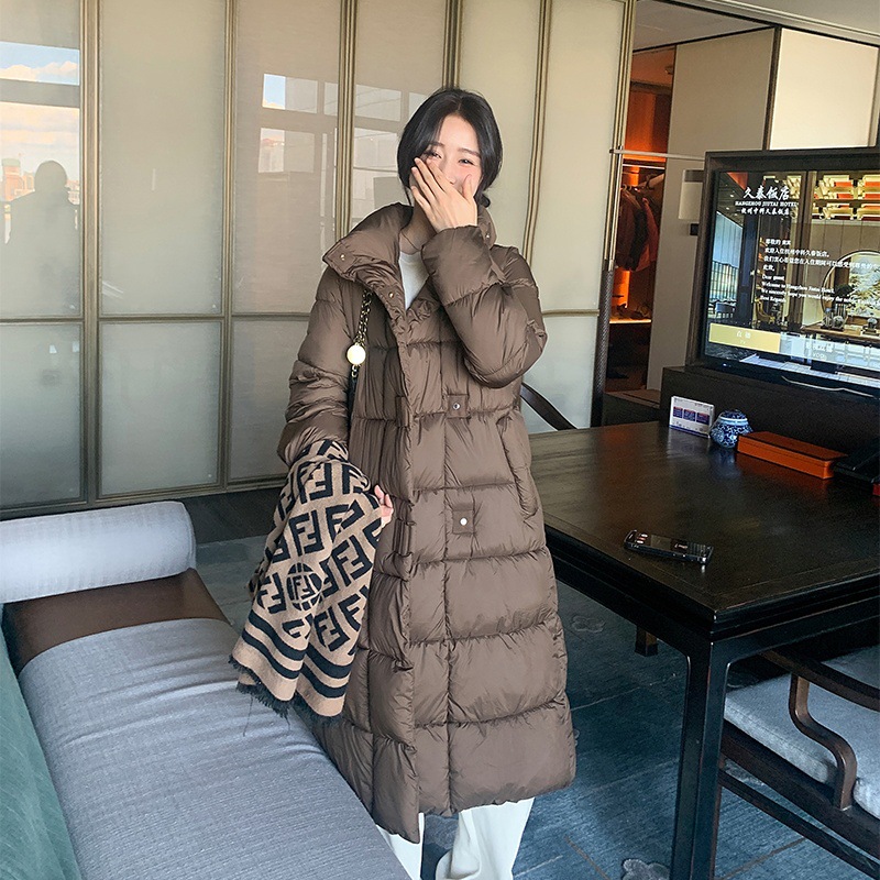 新款棉服女冬中长款韩版宽松洋气棉衣时尚设计感加厚棉袄潮女学生