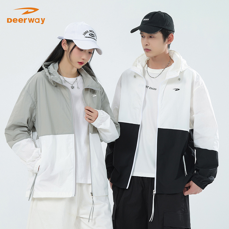 Deerway/德尔惠新款防晒衣男女款夏季薄款外套upf50+防紫外线上衣