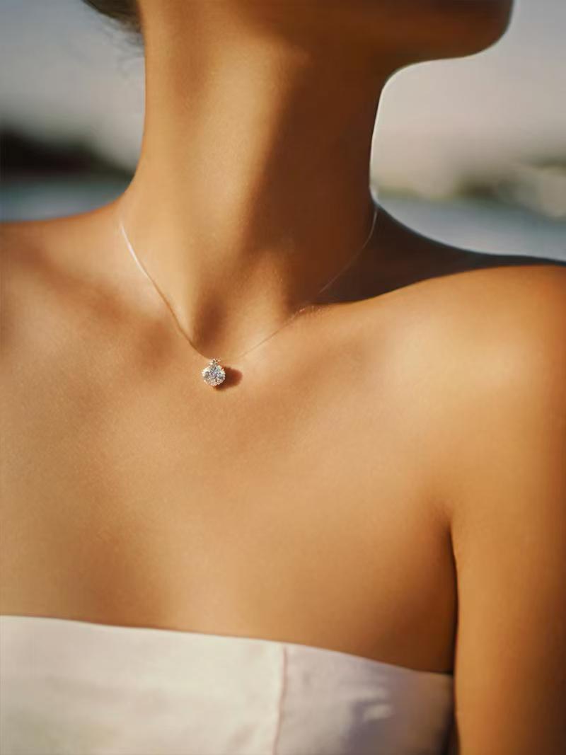 欧饰配高定饰品蛮好人生胡曼黎同款2025新爆款七夕礼物锁骨链