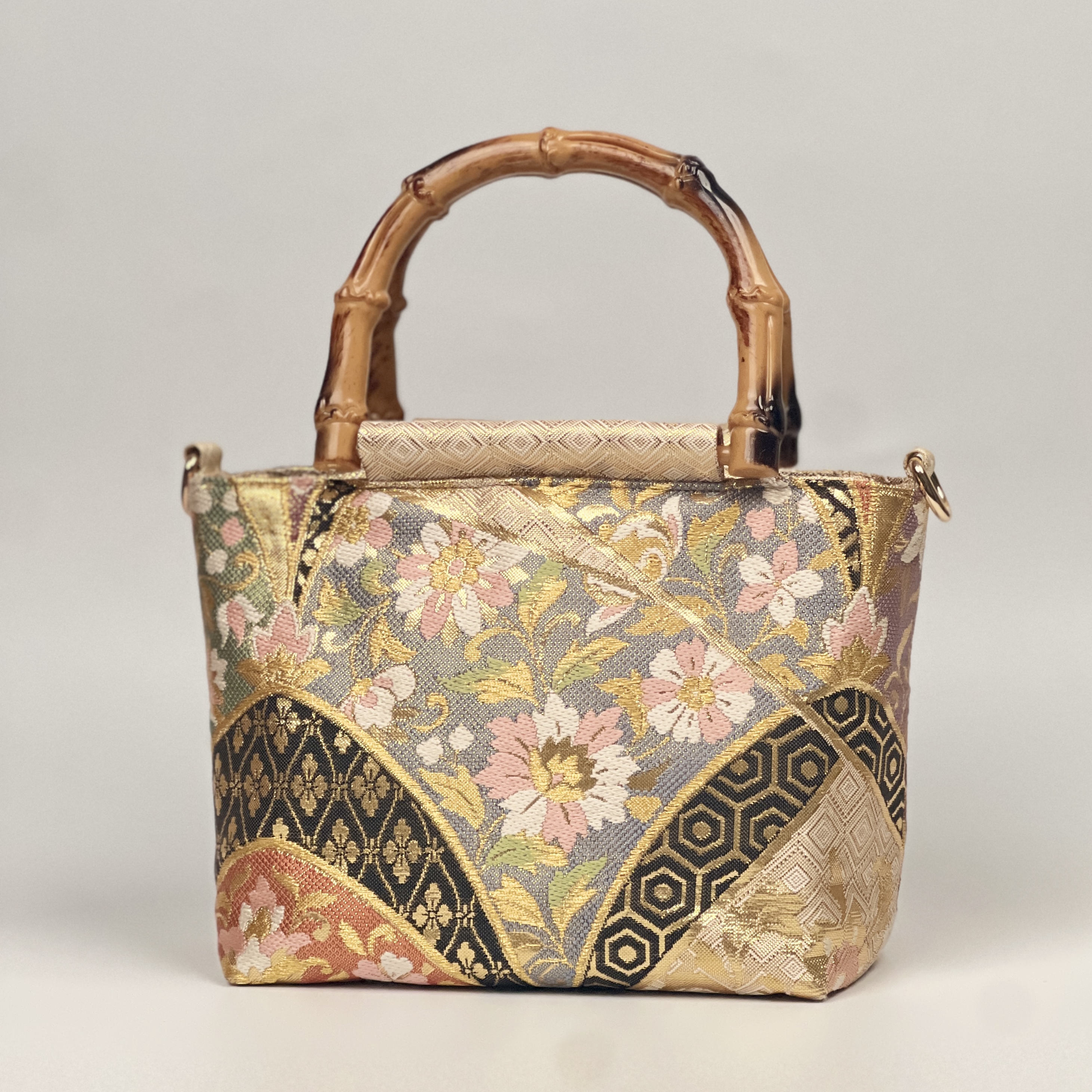 西阵织包手拎菜篮子包花卉手提包新国风包包斜挎包女款轻奢时尚包