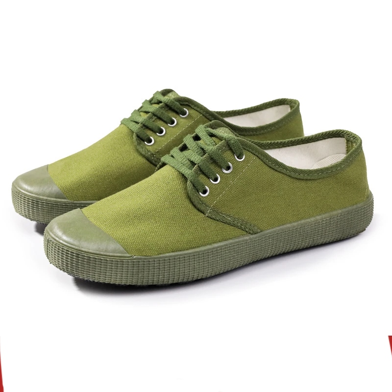 帆布解放鞋男士鞋户外工地劳保鞋黄胶鞋橡胶作训鞋解放鞋男鞋