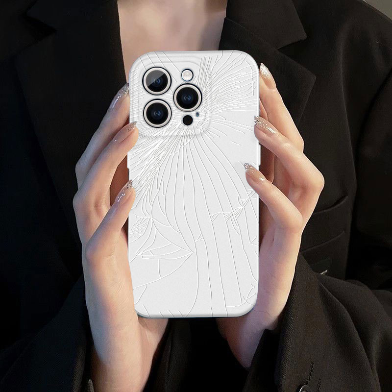 后盖碎屏效果适用苹果16promax15菲林手机壳iPhone14华为oppo小众