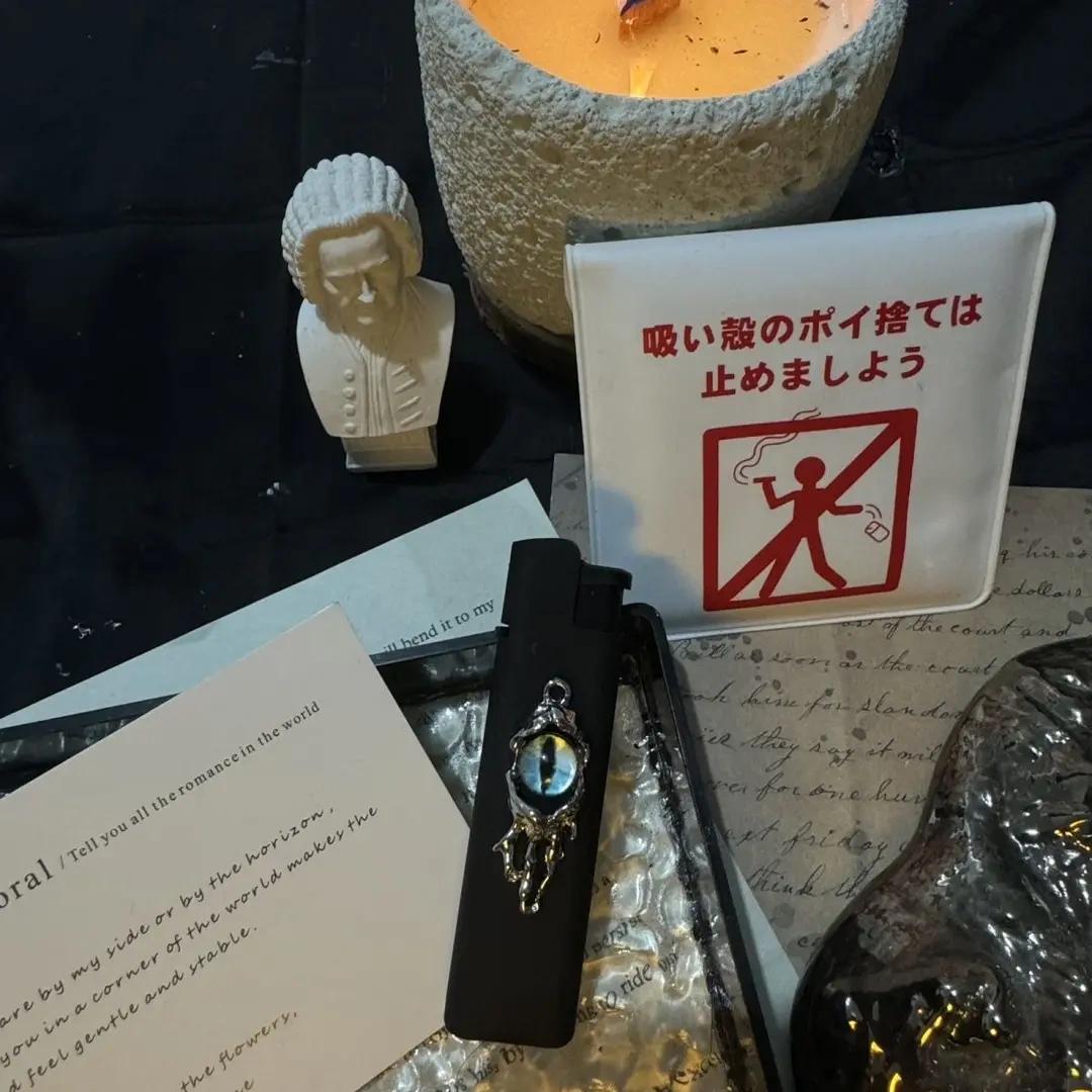 “克罗之心”原创手作打火机防风粉焰女生款高颜值打火机送男友礼物