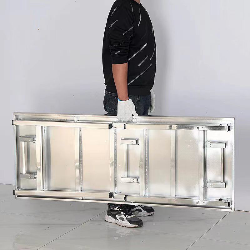 2025特厚不锈钢折叠工作台厨房桌商用摆席夜市摆摊户外学习烧2025