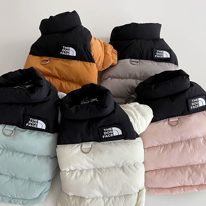 加厚防寒宠物背心可牵引秋冬装狗狗猫咪衣服棉质泰迪小型犬比熊约