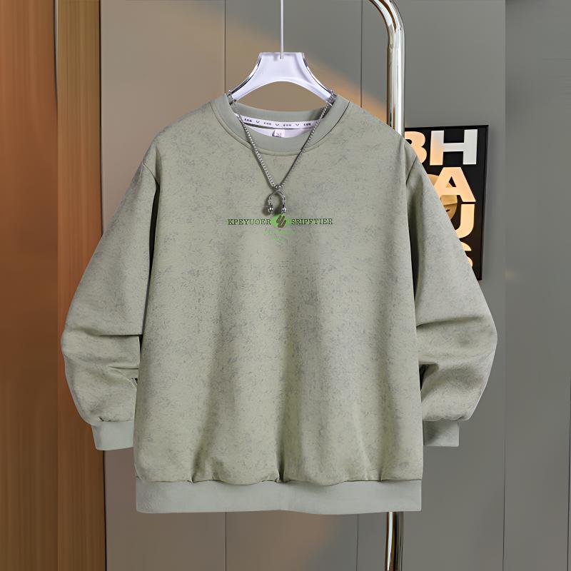 小胖墩胖童卫衣男春秋加肥加大码中大童潮牌休闲上衣胖男孩打底衫