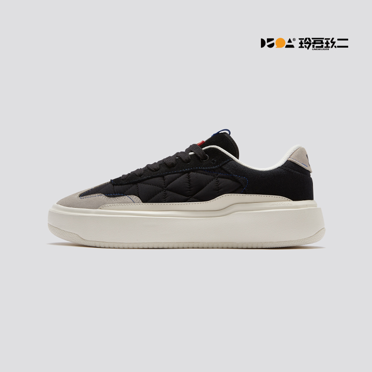 玲吾玖二 运动休闲鞋男女复古板鞋增高厚底百搭德训鞋T头鞋情侣款