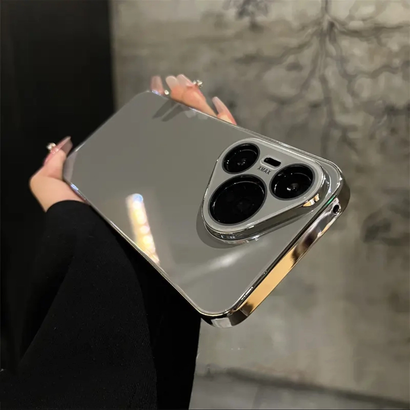 【新品】适用华为Pura80全包pura70Pro电镀玻璃手机壳带镜头膜ultra