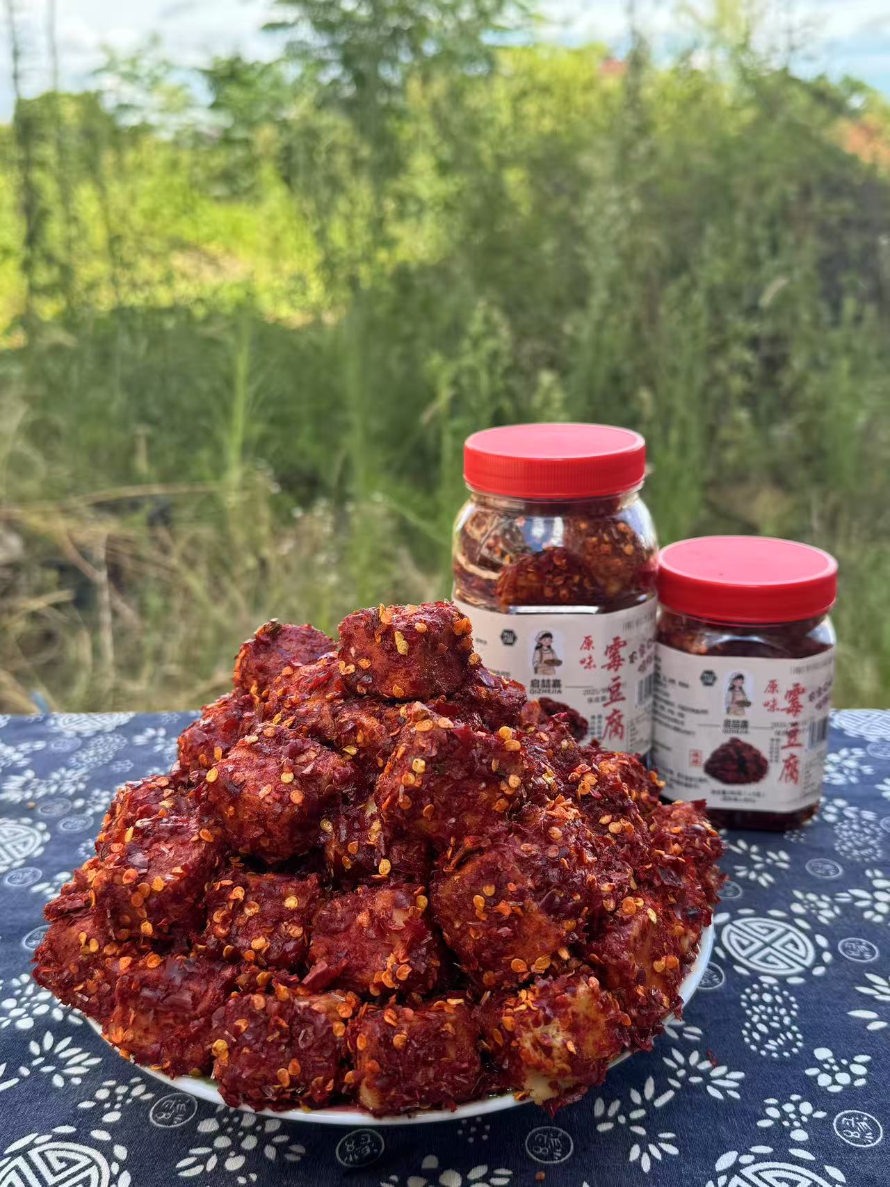 香辣豆腐乳下饭拌饭菜江西霉豆腐