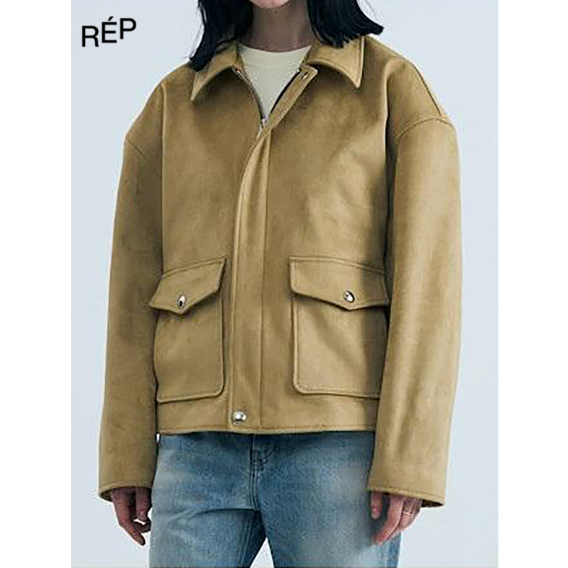 REP-NOICE设计师品牌米色口袋外套 26SS