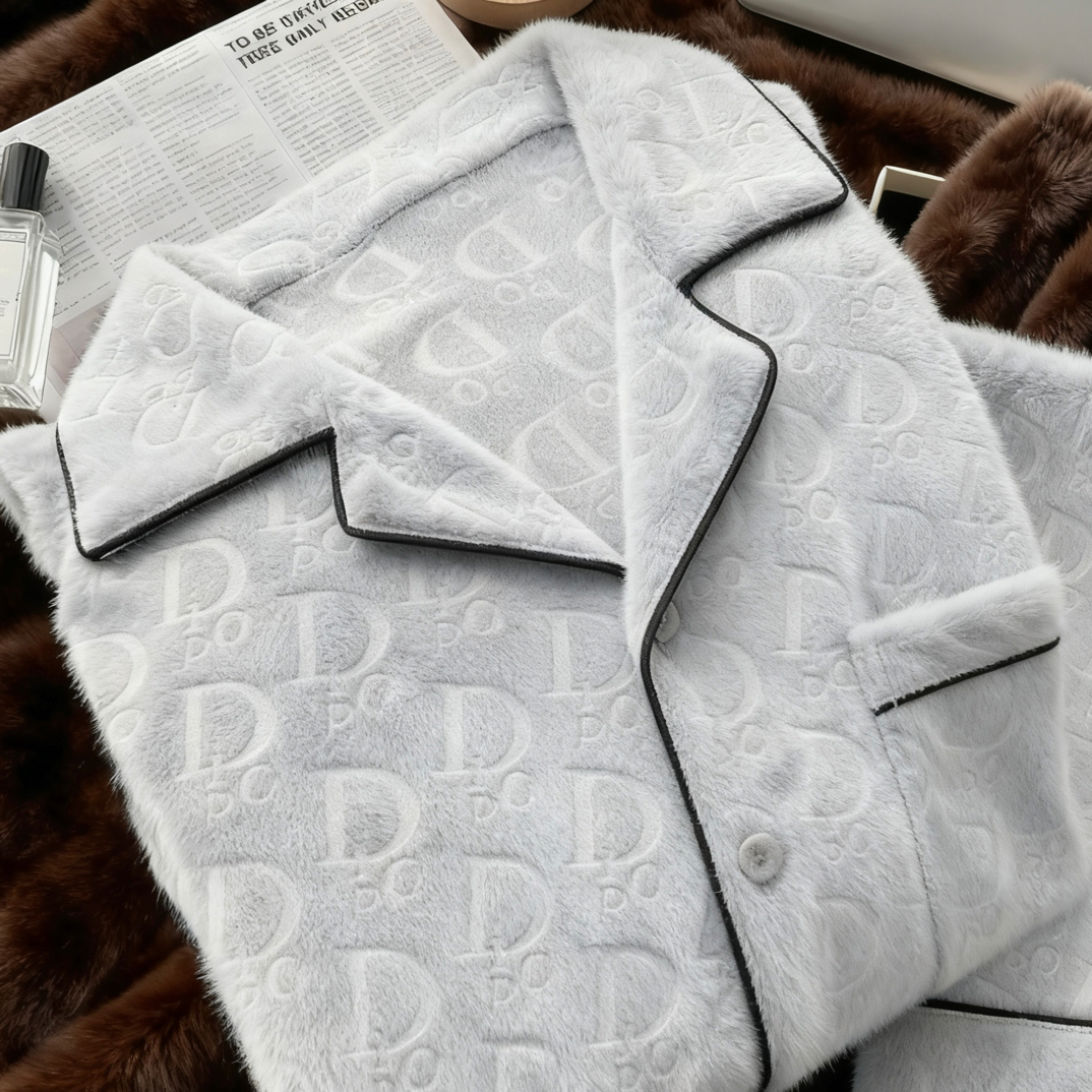 【加厚海岛绒】秋冬海岛绒男士情侣保暖抗静电可外穿家居服睡衣套装