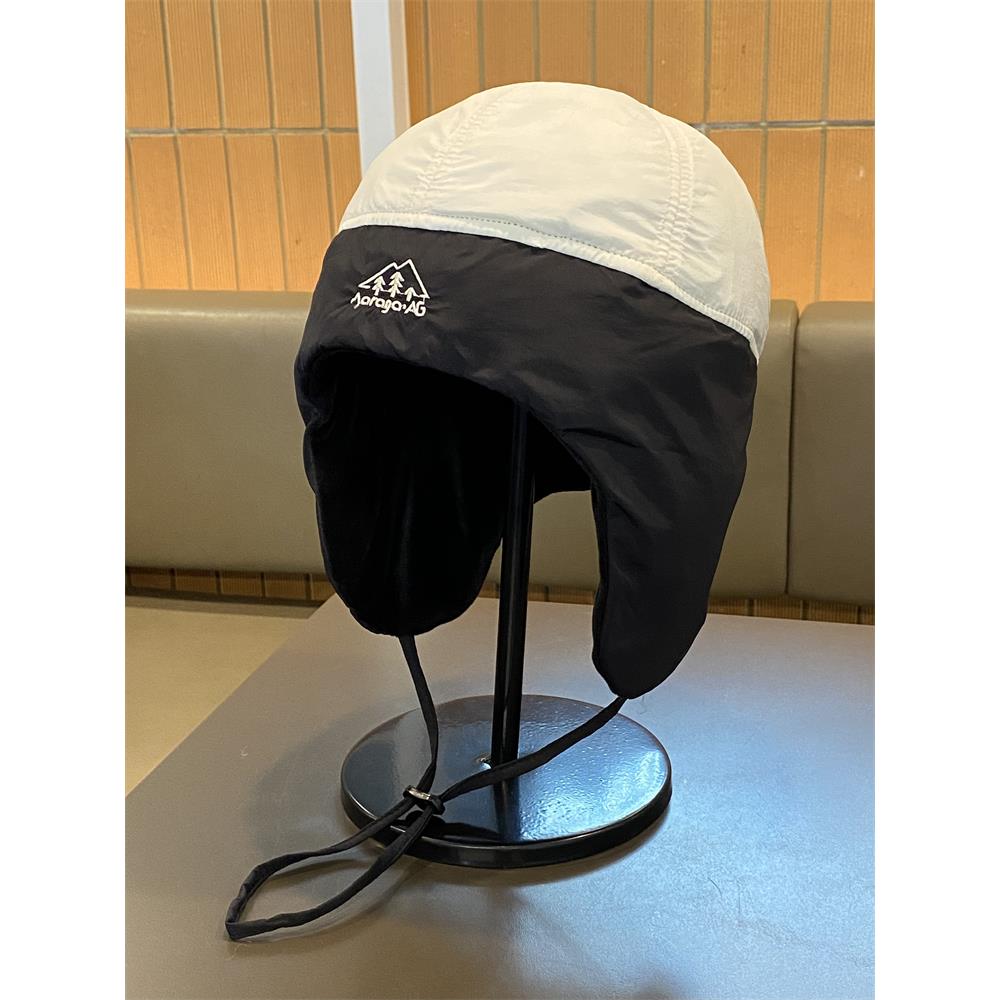 范哲萨骑车戴头盔保暖雷锋帽男女冬季加厚加绒护耳帽亲子户外防寒