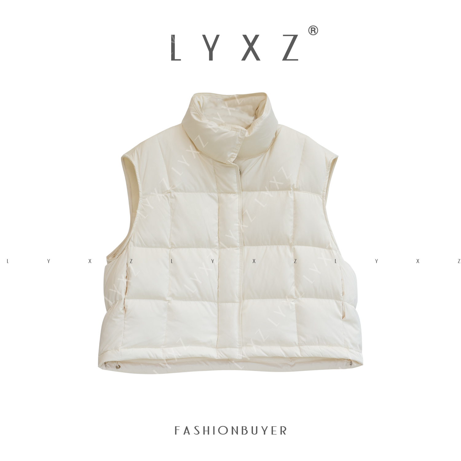 LYXZ x 大小与【云舒柏然】冬季新款百搭马甲坎肩无袖羽绒马夹81417