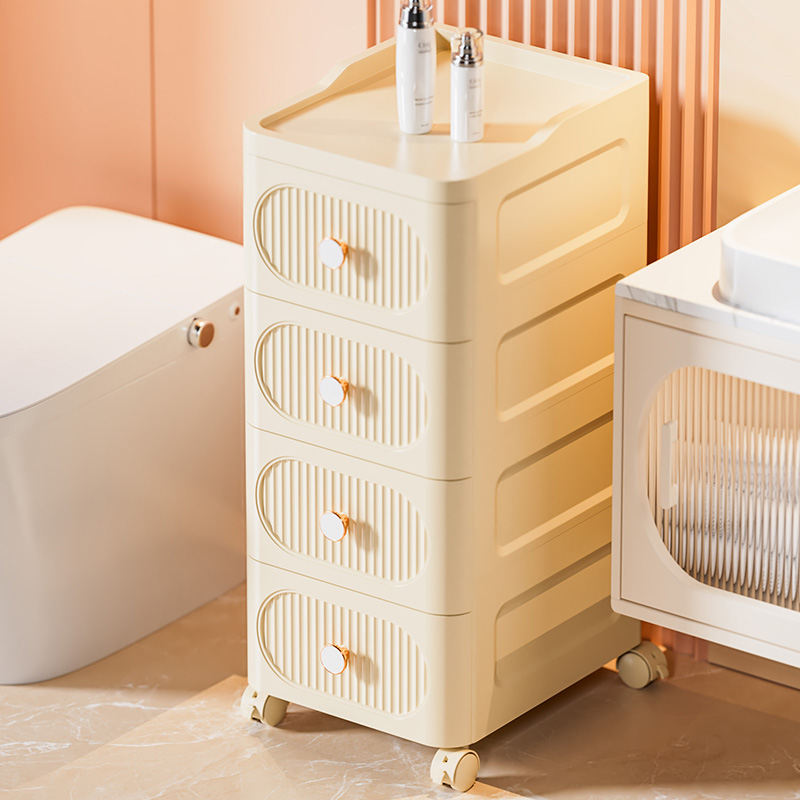 加厚抽屉式收纳柜居家用床头柜衣服整理收纳箱多层玩具零食储物箱