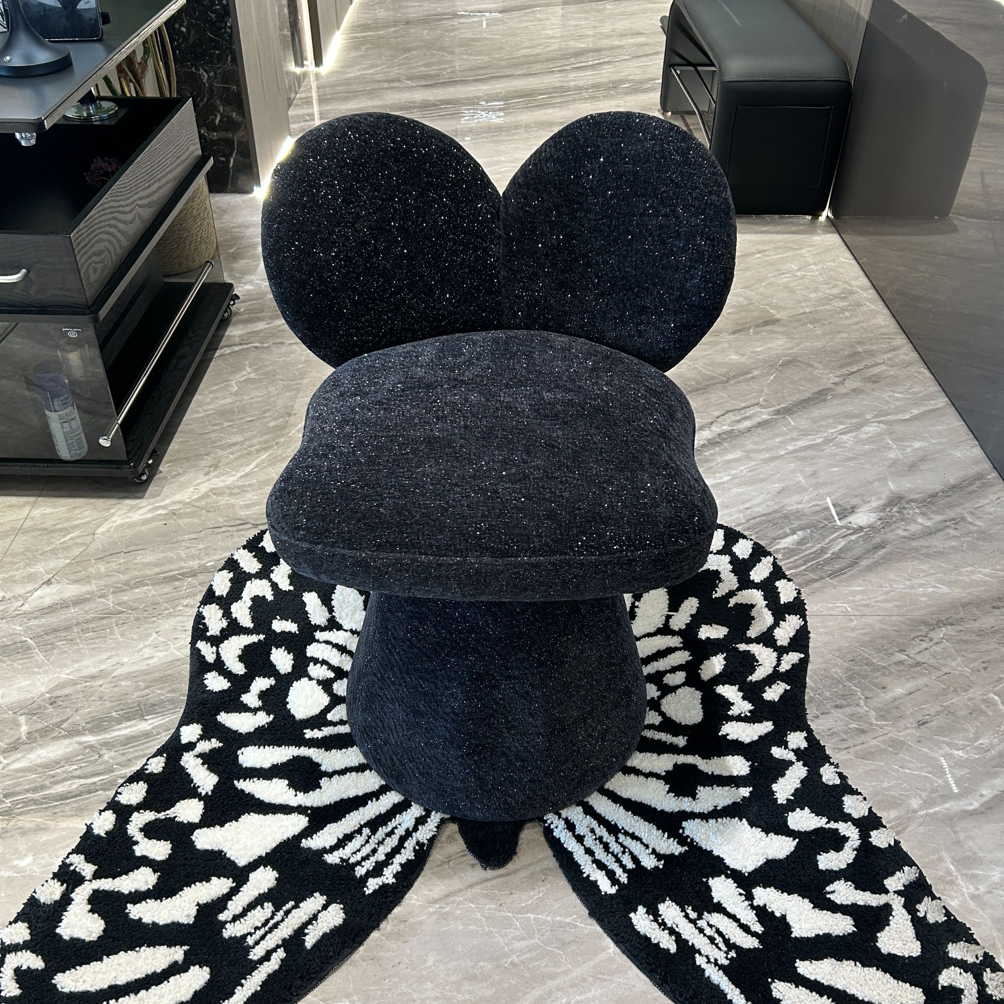 Guxi Sofa米奇椅梳妆凳轻奢高级可旋转化妆凳创意法式高端化妆椅