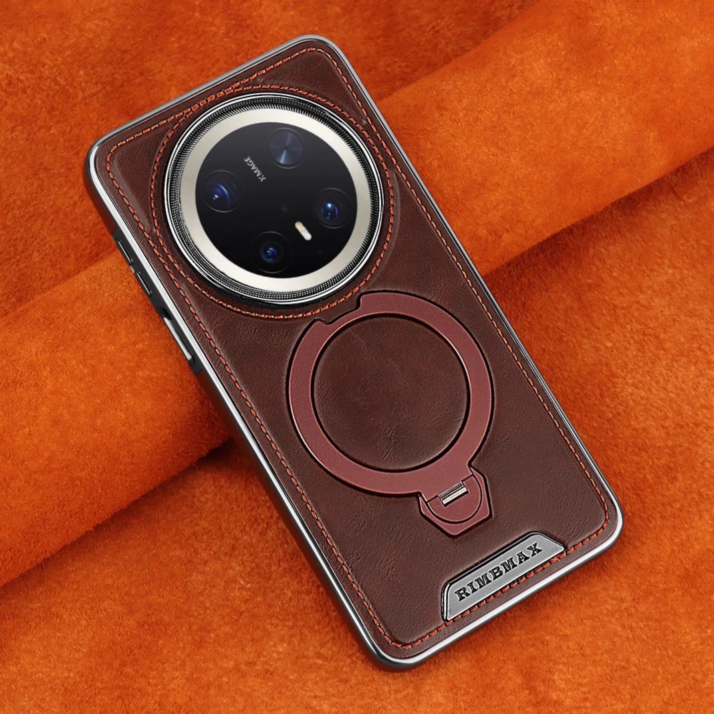 适用华为Mate70Pro手机壳新款皮套支架m60p高档p70全包防摔保护