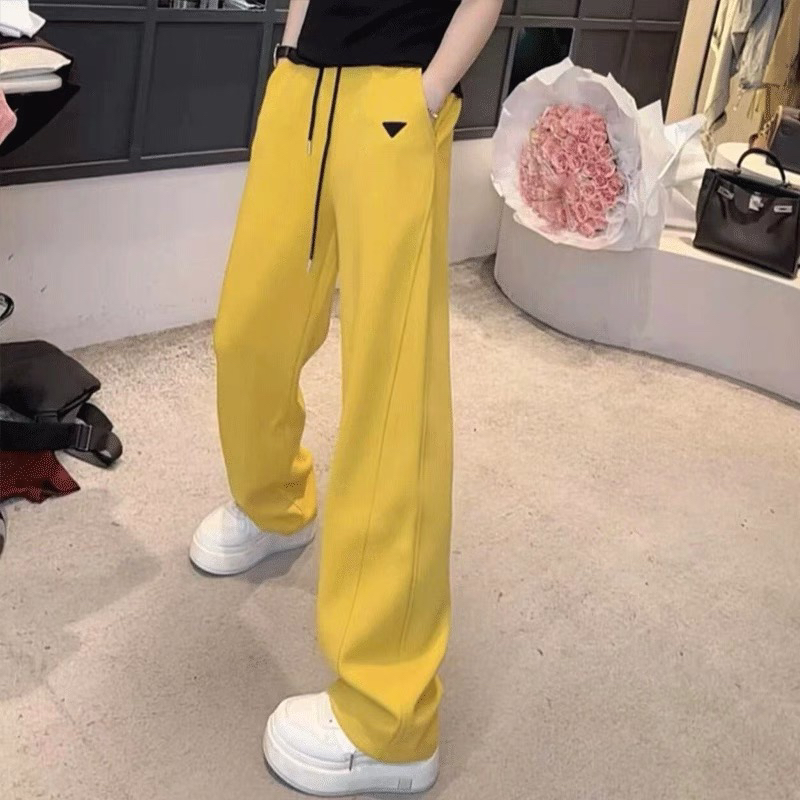 窄版直筒休闲裤女装显瘦垂感时髦长裤百搭衣服宽松时尚洋气女裤