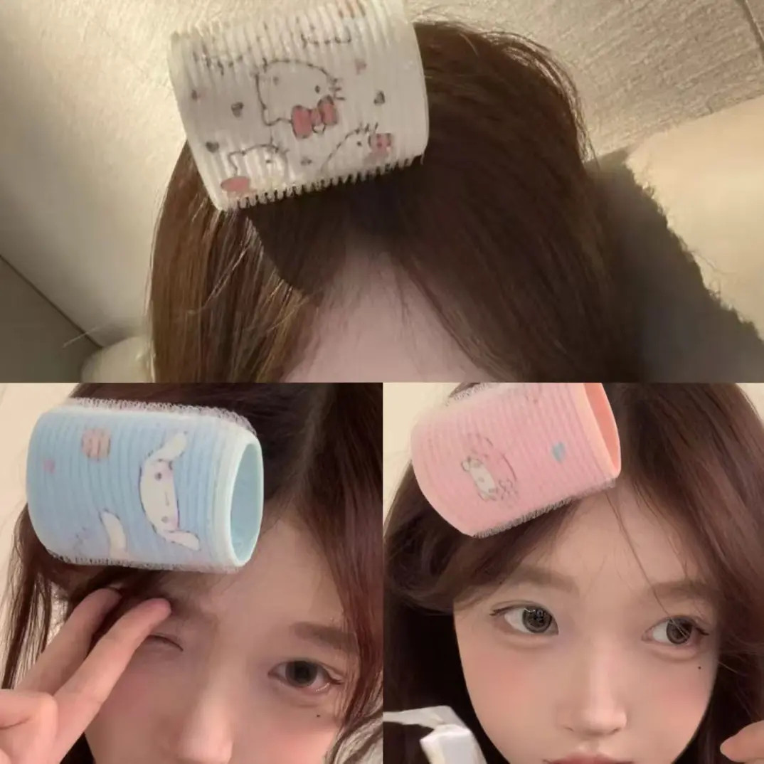 新款kt空气刘海卷发筒韩式八字前额刘海卷刘海夹卷发神器