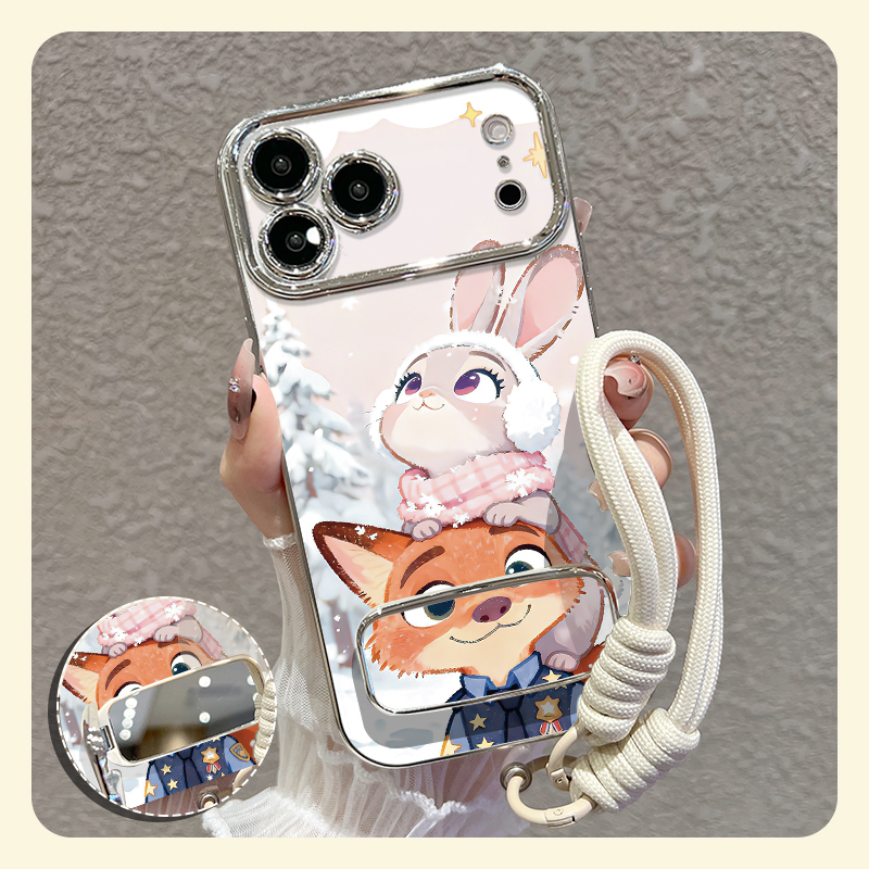 适用苹果17promax华为oppo/vivo小米手机壳朱迪尼克防摔女款可爱