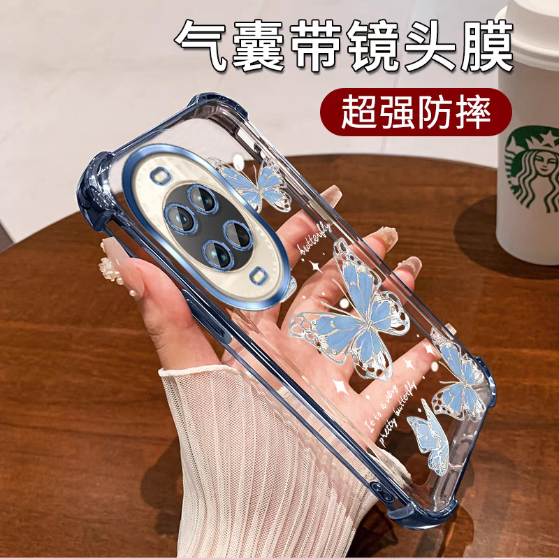 高颜值适用华为nova14手机壳四角防摔14pro全包镜头膜Ultra女款软