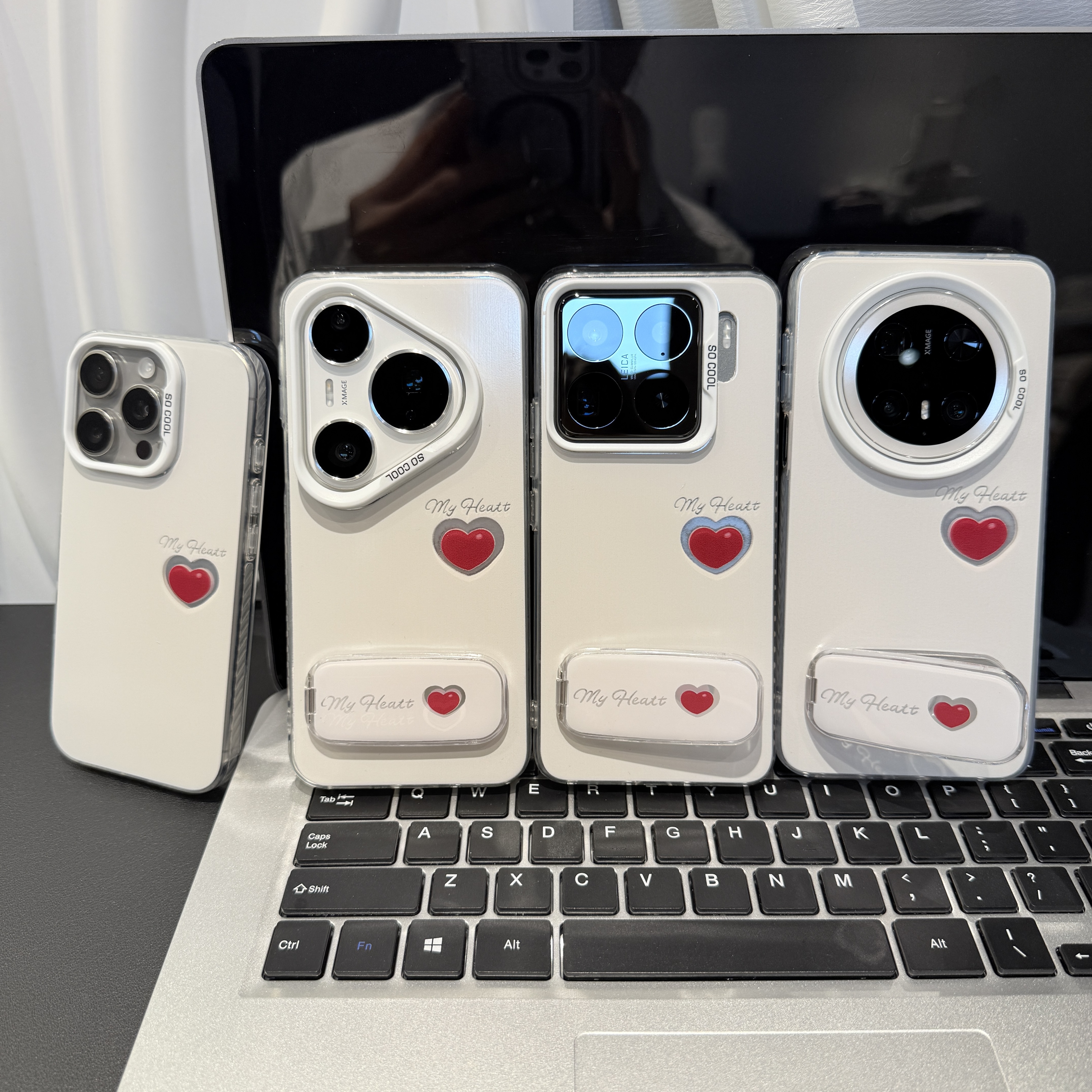 爱心INS风适用苹果/华为/荣耀/OPPO/VIVO/小米手机壳防摔