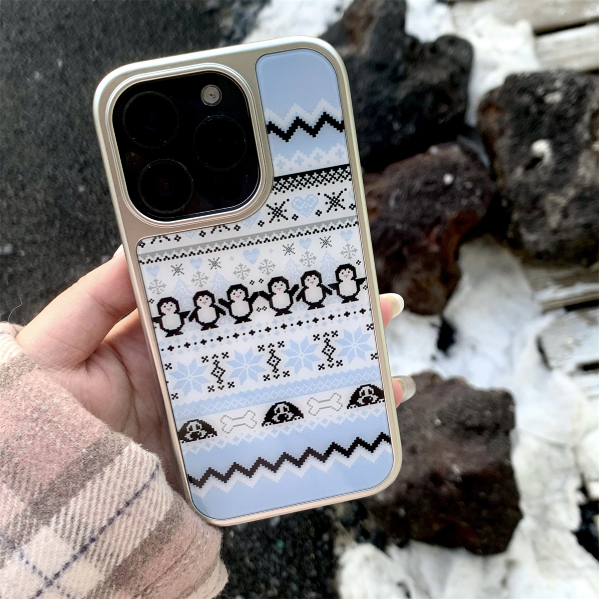 新款韩系ins风滴胶手机壳适用苹果17pro小米15/14reno13华为p7080