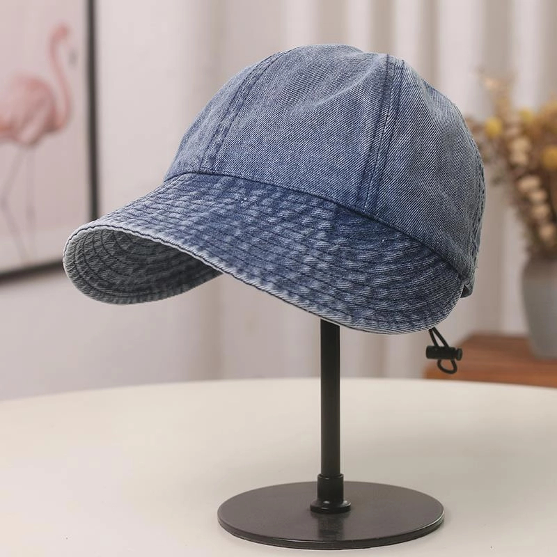 【新疆西藏包邮】鸭舌帽女潮韩版复古遮阳帽夏季新款牛仔防晒棒球帽