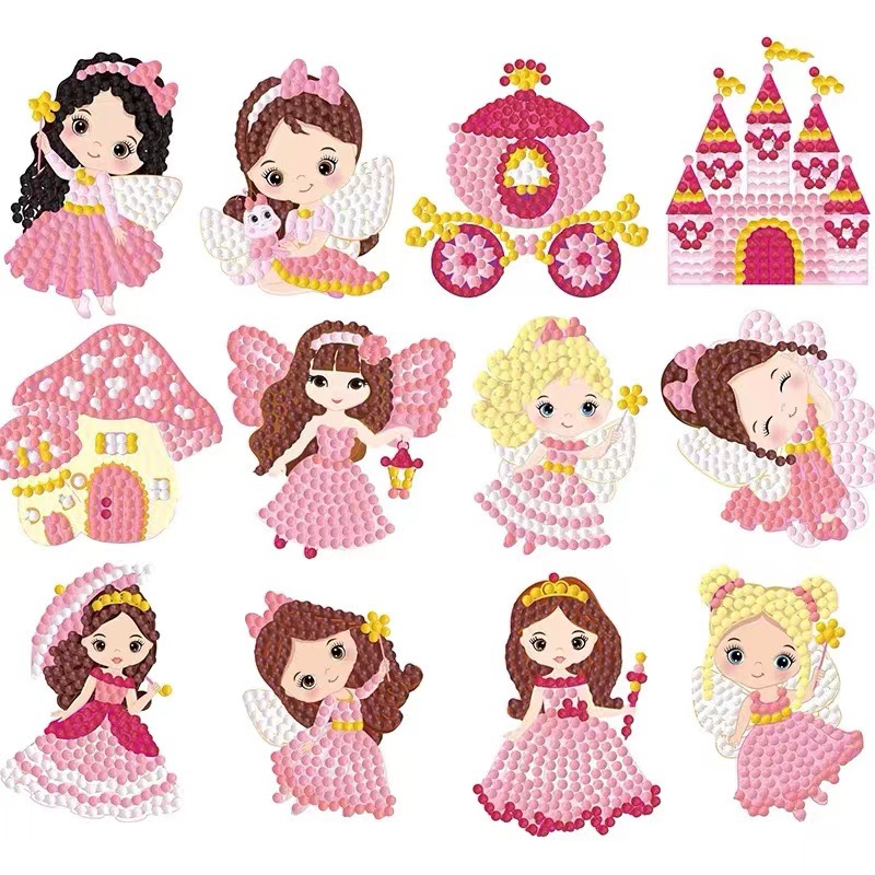 【送工具包】儿童手工贴画专注力训练 适合宝宝3-14岁创意DIY色彩画